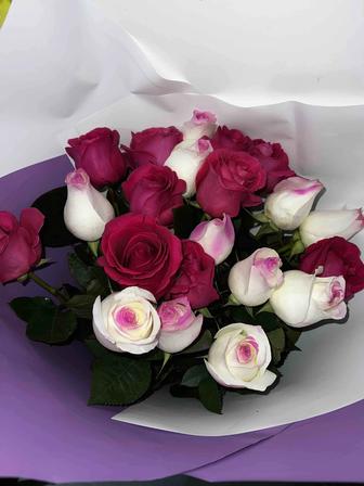 Продается свежие метровые розы 21 шт