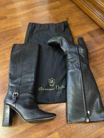 Massimo Dutti женские сапоги кожаные