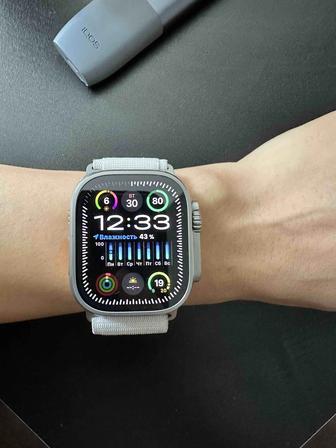 Смарт-часы Apple Watch Ultra (S) Alpine Loop серый-белый