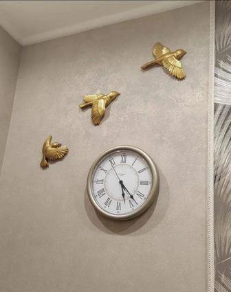 Декор птицы на стену, птички из гипса