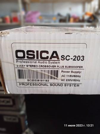 Звуковой процессор, кроссовер Osica SC-203
