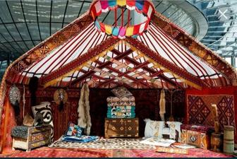 Юрты, фотозона, свадьба, праздники, со всеми казахскими орнаментами