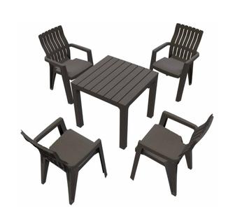 Столы и стулья пластиковые. Столы и стулья для дачи терассы и кафе ресторан