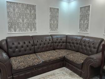Продам угловой диван б/у для гостинной