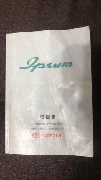 Книга Toyta Ipsum