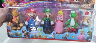 Марио персонажи набор фигурок