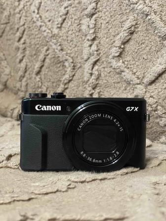 Фотокамера Canon PowerShot G7X Mark II черный