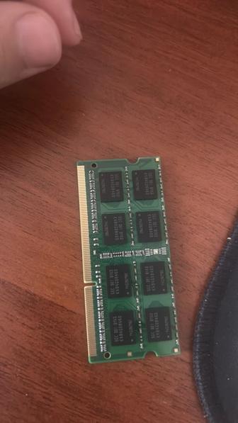 Продам оперативную память для ноутбука ддр3 8гб одна плашка новый