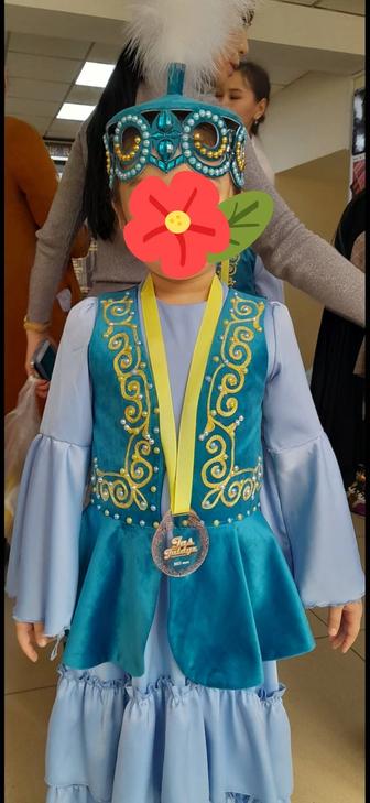 Национальная казахская платье для девочек