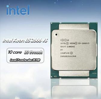 Продам серверный процессор Xeon E5 2666 lga-2011v3