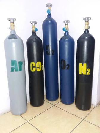 Кислород, Аргон, Азот, Углекислота, Газовая смесь