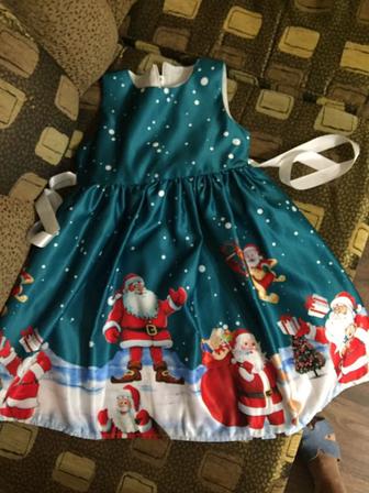Детское новогоднее платье