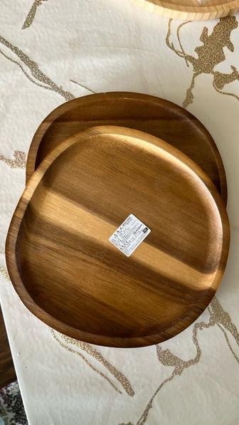Деревянная посуда/тарелки 24 см