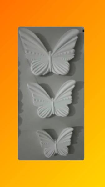 Декор бабочки из гипса на стену