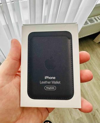 Картхолдер wallet MagSafe для айфонов кожа новый