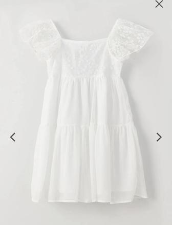 Белое платье на девочку детское