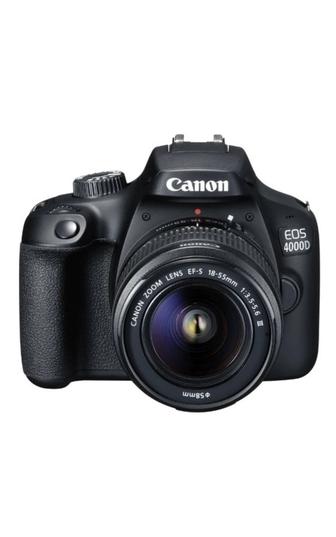 Зеркальный фотоаппарат Canon EOS 4000 D торт