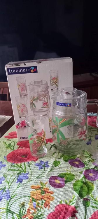 Кувшин и 6 стаканов фирмы Luminarc