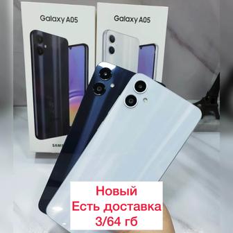 Новый. Samsung A05. 3/64 гб. Смартфон. Телефон. Самсунг.