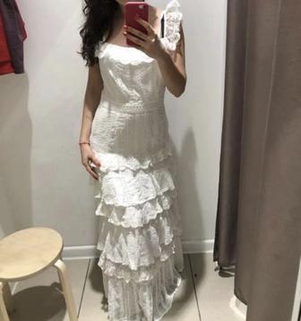 Белое кружевное платье VERA MODA (новое)