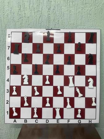 Доска шахматная демонстрационная магнитная