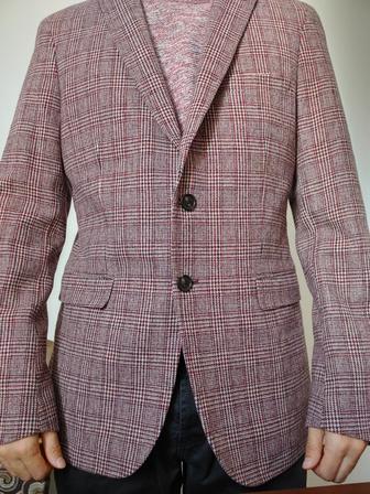 Новый бордовый шерстяной пиджак Gant Sweden костюм 100% Original