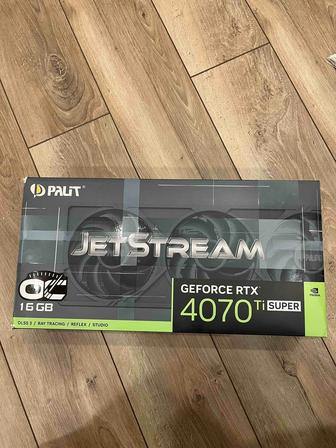 Продам Palit GeForce JetStream RTX 4070ti Super 16 gb
