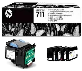 Оригинальная печатающая головка HP 711 для плоттера T520 T120