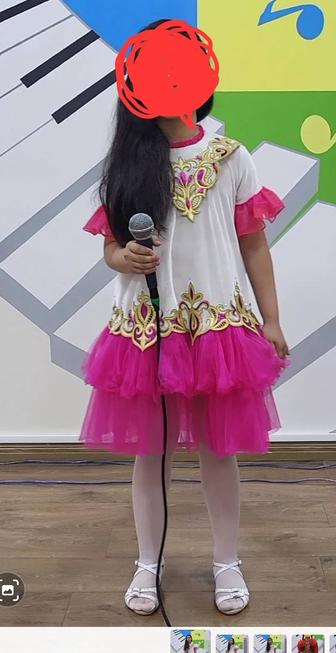 Казахском национальное платье на девочку 8-9-10 лет