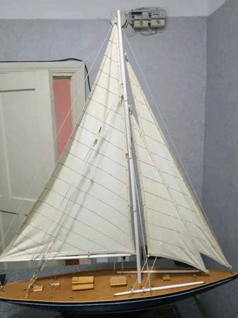 Модель коллекционной деревянной яхты, возможен обмен, ваши предложения