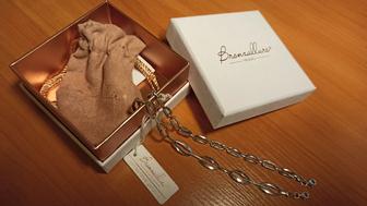 Новые парные браслеты Bronzallure серебро 925 комплект.