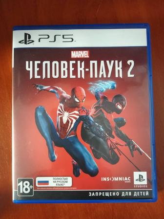 Человек паук 2, диск playstation 5, пс 5