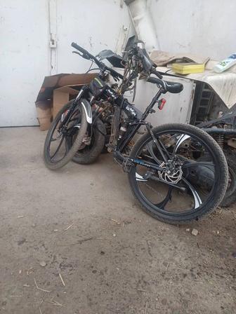 Продам велосипед БНВ Титановый в б/У состоянии
