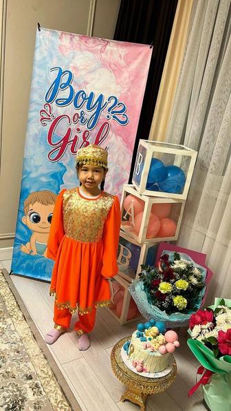 Прокат узбекский костюм для девочек