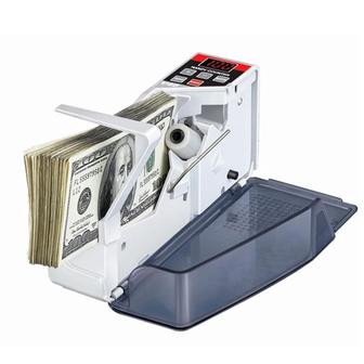 Портативный счетчик банкнот, купюр, денег - Модель V40