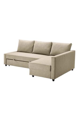 Продам диван IKEA Фрихетэн 30419143 , обивка ткань, 88x230x151, бежевый