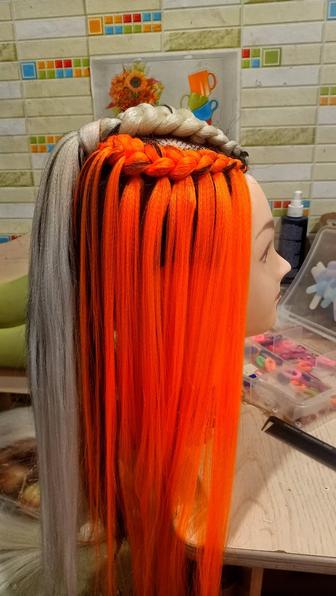 Плетение кос с каниколоном