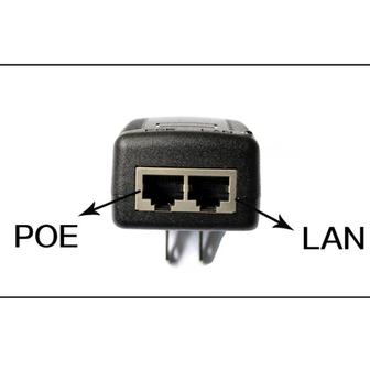 POE Инжектор адаптер AC DC 24 В 48 В 1A блок питания для IP-видеонаблюдения