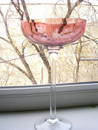 Продам вазу чешского стекла