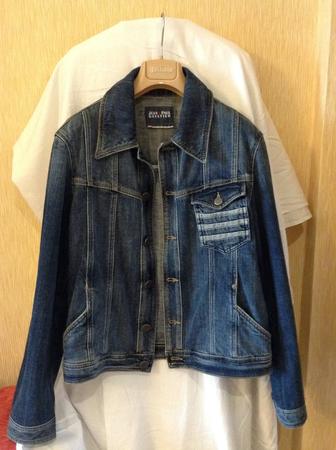 Брендовая джинсовая куртка унисекс Jean Paul Gaultier