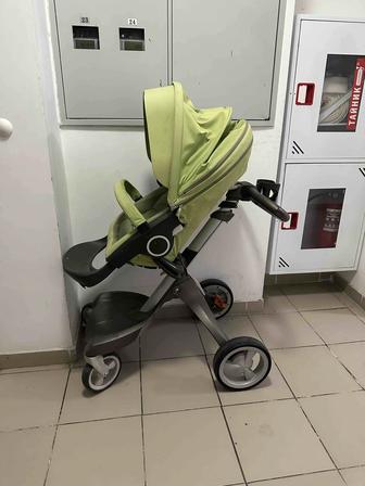 Коляска Stokke Xplory зеленая 2в1