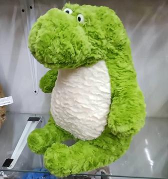Большая мягкая плюшевая игрушка-подушка Динозаврик, 40 см
