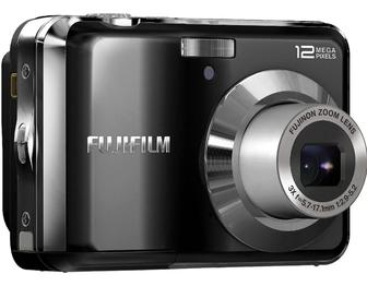 Цифровая камера мыльница Олд скул Fujifilm FinePix AV130 12 Мп черная
