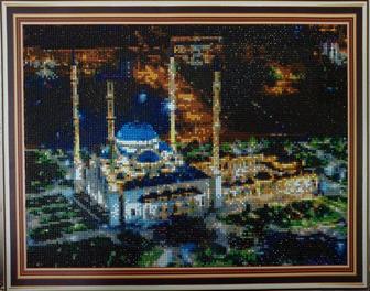 Картина Мечеть в ночном городе