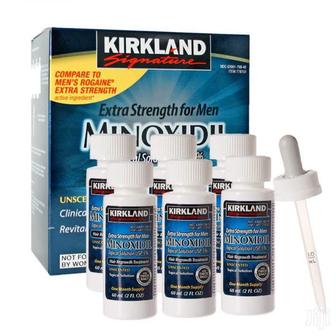 Миноксидил 5% | Minoxidil KIRKLAND средство для роста волос и бороды