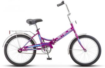 Велосипед STELS Pilot 20 фиолетовый + насос бесплатно