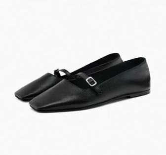 Балетки черные Зара Zara новые обувь