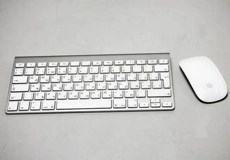 Клавиатура и мышь Bluetooth Apple BCGA1314 Серебристый и Белый Беспров
