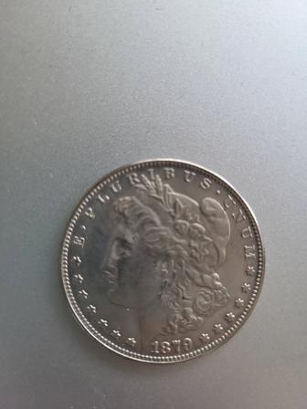 1 доллар 1879г, куруш