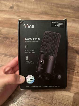 Продаю конденсаторный микрофон fifine K669B Series